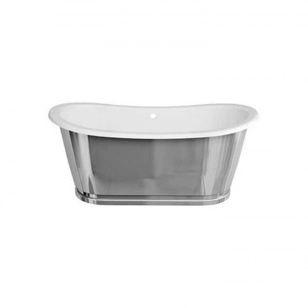 Clearwater Clear Stone Balthazar Freestanding Bath 1675mm Length x 761mm Wide - White - N25CS - TAP 'N' SHOWER