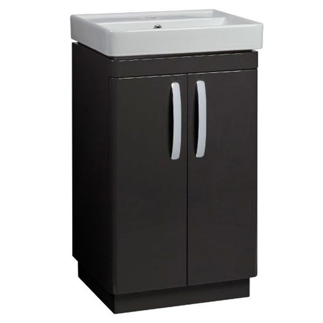 Tavistock Compass Gloss Light Grey 500mm Freestanding Vanity Unit ONLY - CM500FG - TAP 'N' SHOWER