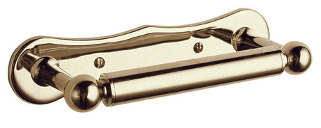 Launde Abbey Victrion Dog Bone Toilet Roll Holder with Back Plate - Gold - TAP 'N' SHOWER