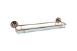 Launde Abbey Victrion Gallery Shelf - Brushed Copper - TAP 'N' SHOWER