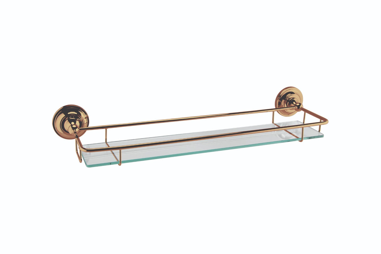 Launde Abbey Victrion Gallery Shelf - Copper - TAP 'N' SHOWER