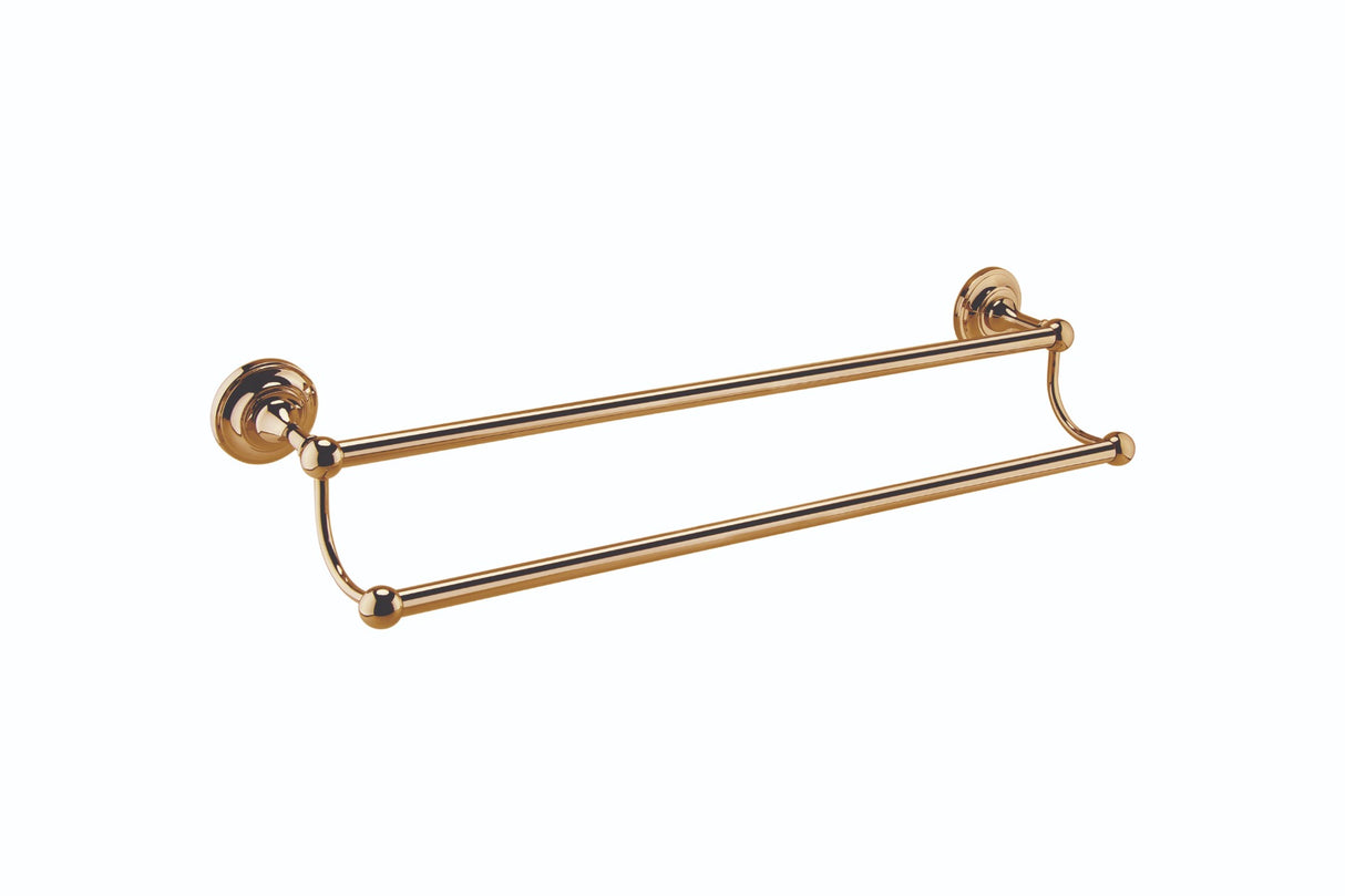 Launde Abbey Victrion Double Towel Rail - Copper - TAP 'N' SHOWER