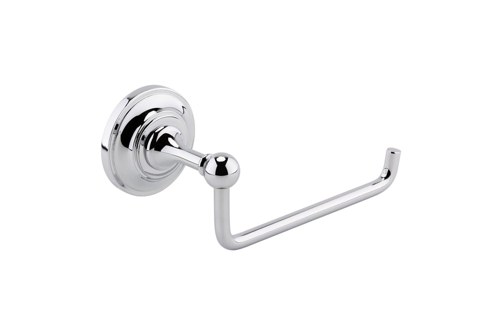 Launde Abbey Victrion Open Toilet Roll Holder - Chrome - TAP 'N' SHOWER