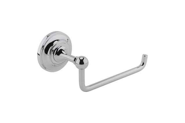 Launde Abbey Victrion Toilet Roll Holder - Brushed Chrome - TAP 'N' SHOWER