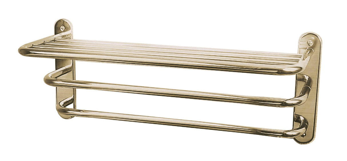 Launde Abbey Victrion 3 Tier Towel Rack - Brushed Gold - TAP 'N' SHOWER