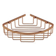 Launde Abbey Victrion Corner Shower Basket - Gold - TAP 'N' SHOWER