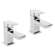 Bristan Cobalt Twin Bath Taps - Chrome - COB 3/4 C