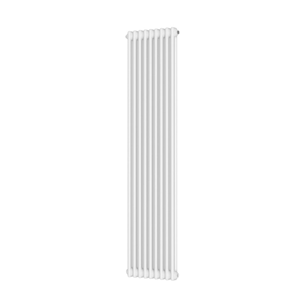 Scudo 2 Column Vertical Radiator 1800 x 425mm - White - COL - 2 - 180 - 43 - W - TAP 'N' SHOWER