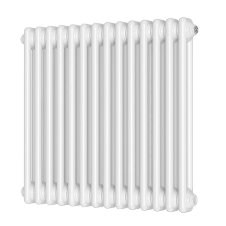 Scudo Column Horizontal Radiator 600 x 650mm - White - COL - 2 - 60 - 65 - W - TAP 'N' SHOWER