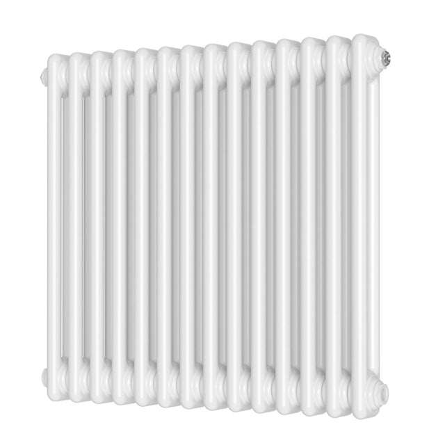 Scudo Column Horizontal Radiator 600 x 650mm - White - COL - 2 - 60 - 65 - W - TAP 'N' SHOWER