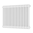 Scudo Column Horizontal Radiator 600 x 830mm - White - COL - 2 - 60 - 83 - W - TAP 'N' SHOWER