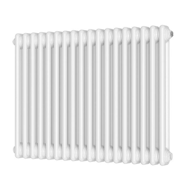 Scudo Column Horizontal Radiator 600 x 830mm - White - COL - 2 - 60 - 83 - W - TAP 'N' SHOWER