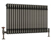 Scudo Column Horizontal Radiator 600 x 999mm - Raw Metal - COL - 3 - 60 - 101 - RM - TAP 'N' SHOWER