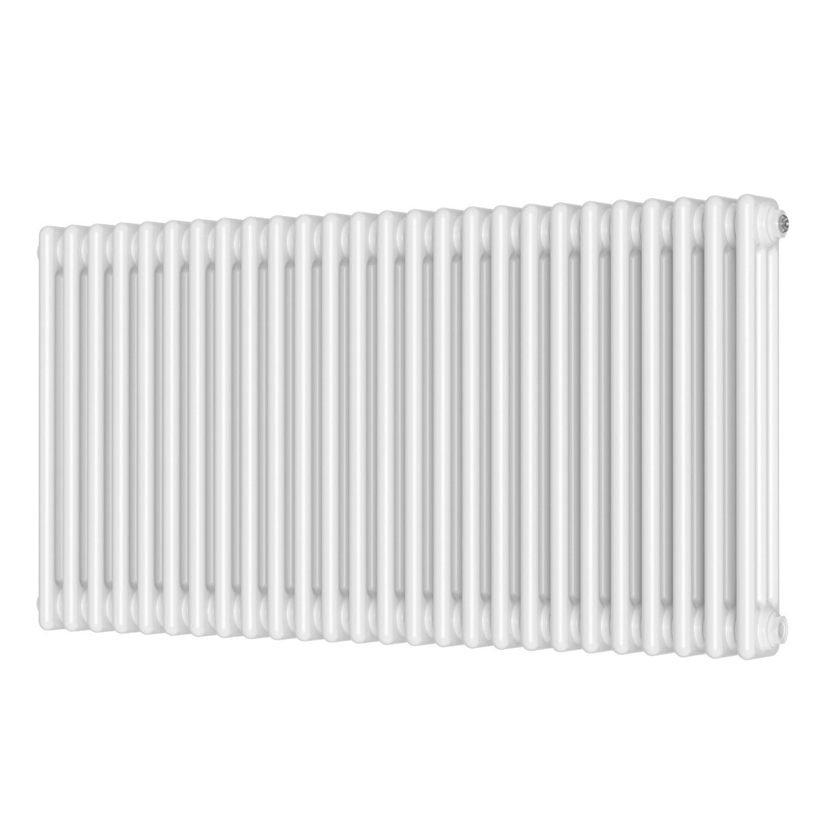 Scudo Column Horizontal Radiator 600 x 1190mm - White - COL - 3 - 60 - 120 - W - TAP 'N' SHOWER