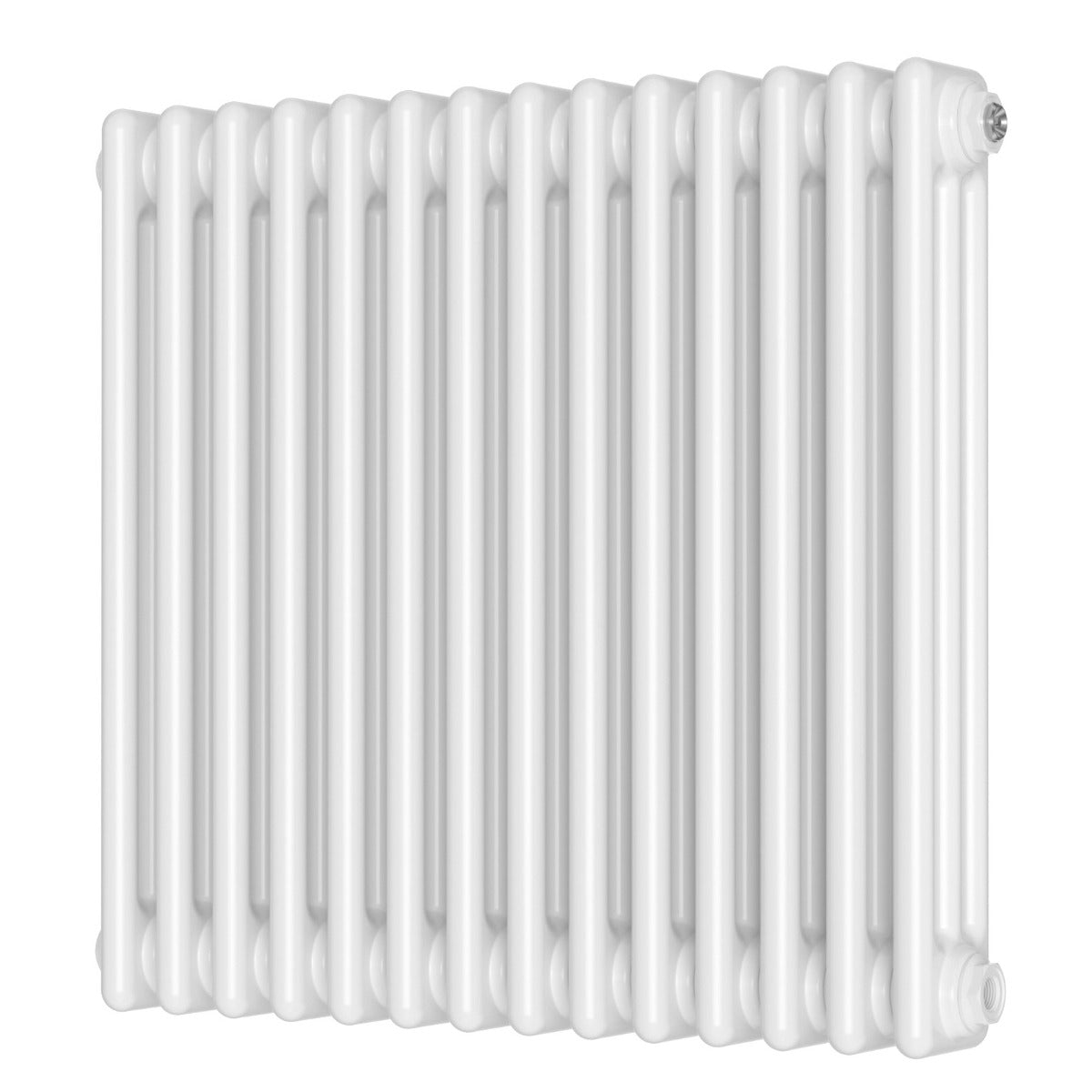 Scudo Column Horizontal Radiator 600 x 650mm - White - COL - 3 - 60 - 65 - W - TAP 'N' SHOWER