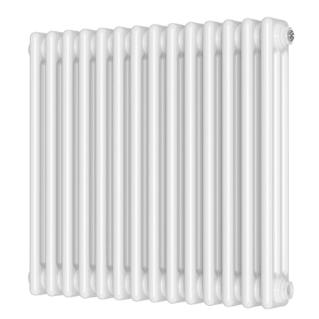 Scudo Column Horizontal Radiator 600 x 650mm - White - COL - 3 - 60 - 65 - W - TAP 'N' SHOWER
