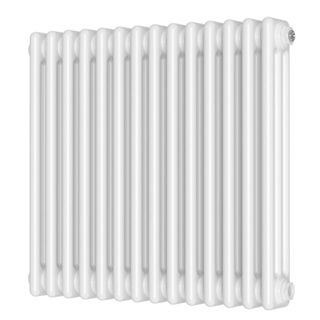 Scudo Column Horizontal Radiator 600 x 650mm - White - COL - 3 - 60 - 65 - W - TAP 'N' SHOWER