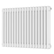 Scudo Column Horizontal Radiator 600 x 830mm - White - COL - 3 - 60 - 83 - W - TAP 'N' SHOWER