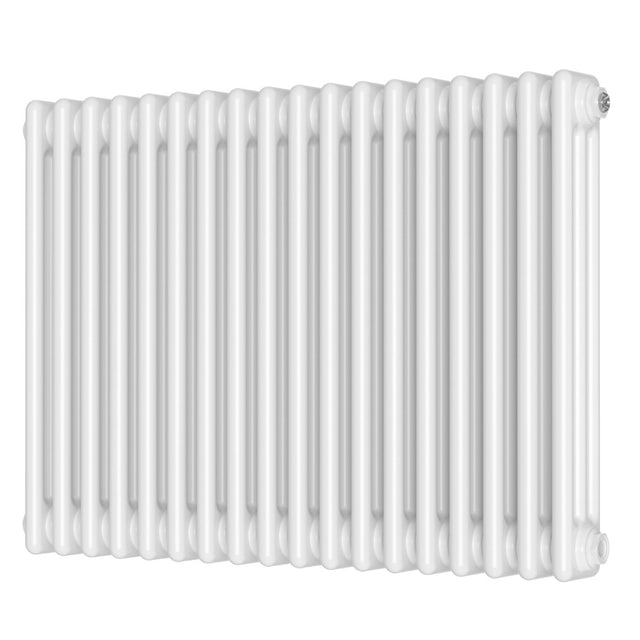 Scudo Column Horizontal Radiator 600 x 830mm - White - COL - 3 - 60 - 83 - W - TAP 'N' SHOWER