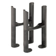 Scudo Column Radiator 3 Column Insertable Feet (pair) Raw Metal - COLFEET - 3 - RM - TAP 'N' SHOWER
