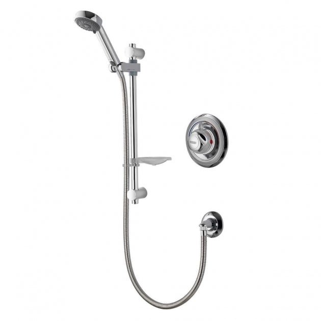 Aqualisa Colt Concealed Mixer Shower with Adjustable Head - Chrome - COLT001CA - TAP 'N' SHOWER