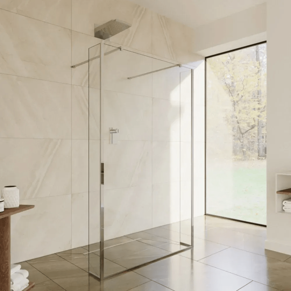 Coram Premier 8 Return Panel Pack 300mm - Chrome - SP03C - TAP 'N' SHOWER