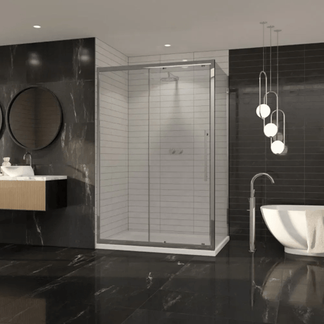 Coram Premier 8 Extension Profile Pack For Doors 20mm - Chrome - P8ES20C - TAP 'N' SHOWER