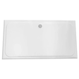 Coram Stone Resin 4 Upstand Shower Tray 1000mm x 800mm - White - YA184WHI - TAP 'N' SHOWER