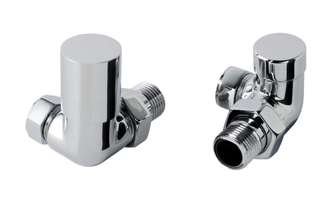 JTP Radiator Corner Valve - Chrome - RVACA1