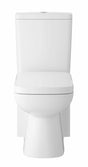 Hudson Reed Soft Close Seat Arlo Close Coupled Toilet with Push Button Cistern  - White - CPC001