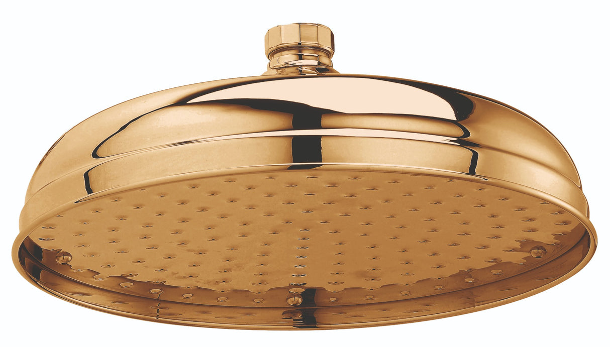 Launde Abbey Victrion 12" Fixed Shower Head - Copper - TAP 'N' SHOWER
