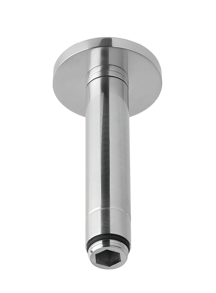 Launde Abbey Victrion Ceiling Mounted Shower Arm - Brushed Chrome - TAP 'N' SHOWER