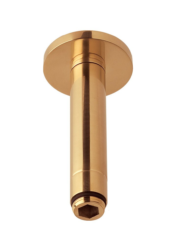 Launde Abbey Victrion Ceiling Mounted Shower Arm - Copper - TAP 'N' SHOWER