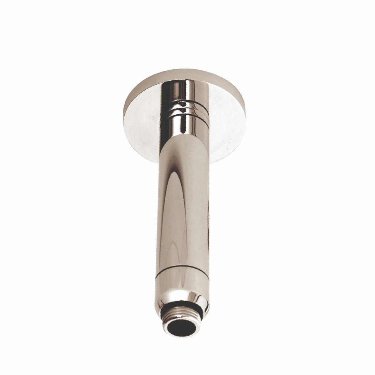Launde Abbey Victrion Ceiling Mounted Shower Arm - Nickel - TAP 'N' SHOWER