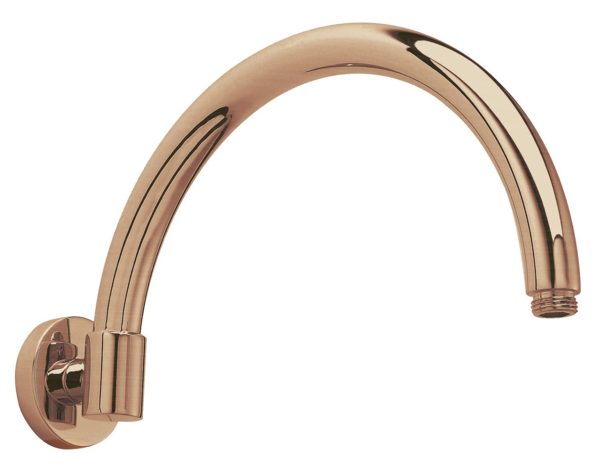 Launde Abbey Victrion Arch Wall Mounted Shower Arm - Brushed copper - TAP 'N' SHOWER