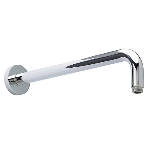 Launde Abbey Victrion Straight Wall Mounted Shower Arm - Chrome - TAP 'N' SHOWER