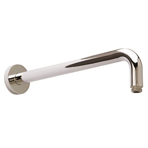 Launde Abbey Victrion Straight Wall Mounted Shower Arm - Nickel - TAP 'N' SHOWER