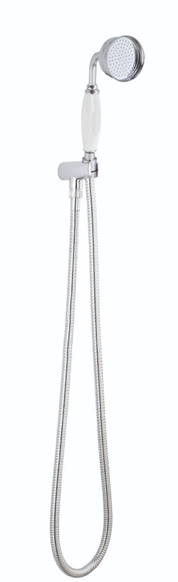 Launde Abbey Victrion Wall Mounted Handset Shower Set - Chrome - TAP 'N' SHOWER