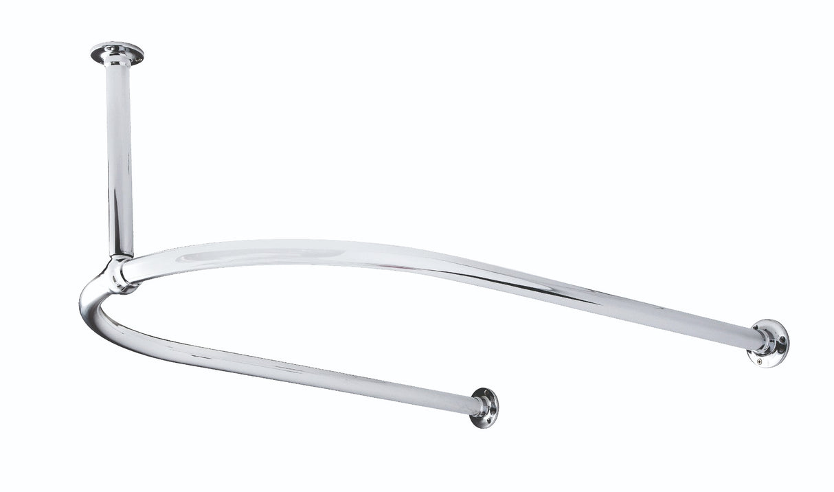 Launde Abbey Victrion Arch Shower Ring 1036mm x 642mm x 374mm - Chrome - TAP 'N' SHOWER