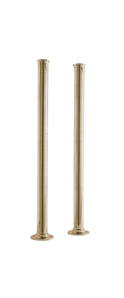 Launde Abbey Standpipes Freestanding Legs 660x40 - Brushed Gold - TAP 'N' SHOWER