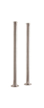 Launde Abbey Standpipes Freestanding Legs 660x40 - Brushed Nickel - TAP 'N' SHOWER