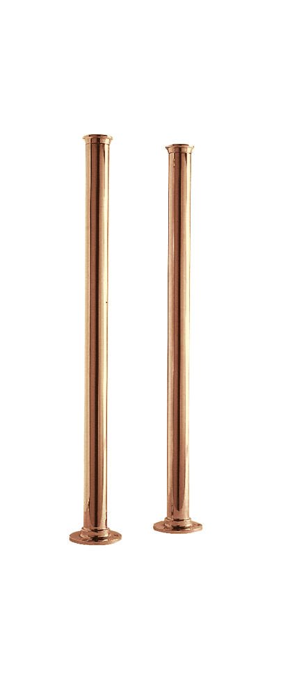 Launde Abbey Standpipes Traditional Cast Freestanding Bath Legs 660mm x 40mm - Copper - TAP 'N' SHOWER