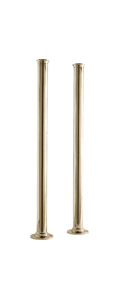 Launde Abbey Standpipes Traditional Cast Freestanding Bath Legs 660mm x 40mm - Gold - TAP 'N' SHOWER