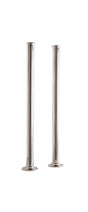 Launde Abbey Standpipes Traditional Cast Freestanding Bath Legs 660mm x 40mm - Nickel - TAP 'N' SHOWER