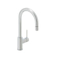 Vado Zoo Curve Sink Mixer Tap in chrome with single lever and modern curved design