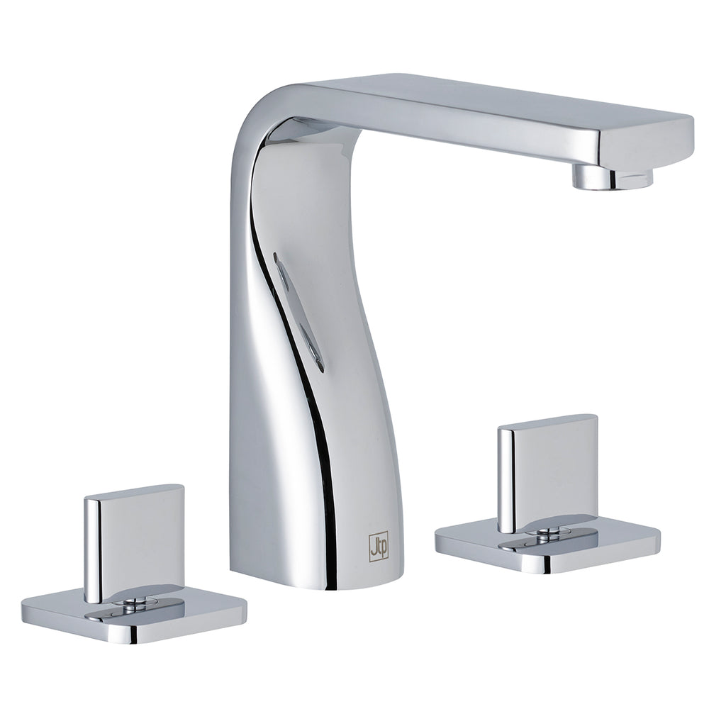 JTP Curve 3 Hole Basin Mixer - Chrome - 72191