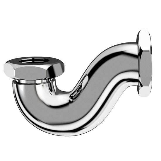 Burlington Exposed Chrome Shallow P Trap - CW3 - TAP 'N' SHOWER