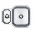 Reginox Dakota 1.5 Bowl Undermount Kitchen Sink - Stainless Steel - DAKOTA - TAP 'N' SHOWER