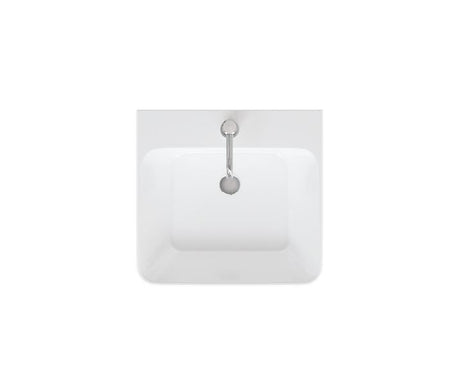Britton Dalston One Tap Hole Basin 500mm - White - DAL.050 - TAP 'N' SHOWER