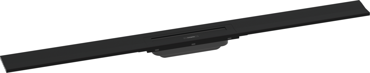 Hansgrohe RainDrain Flex Finish Set Shower Drain 1000 Cuttable For Wall Mounting - Matt Black - 56053670 - TAP 'N' SHOWER